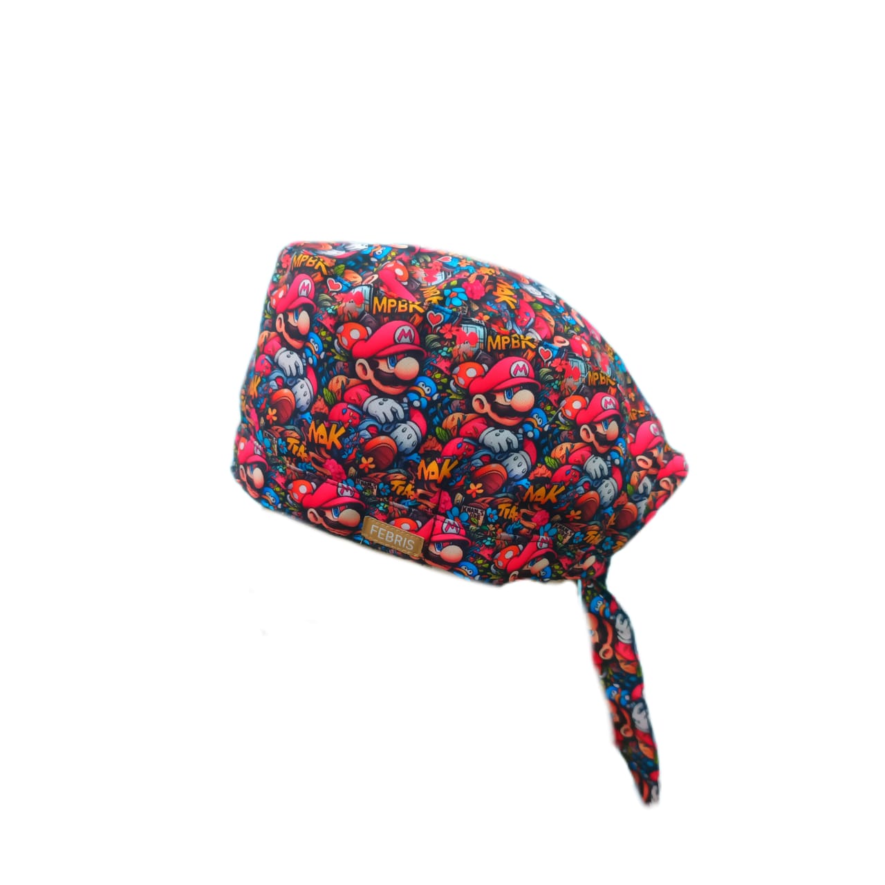 Febris 3D-Mario Scrub Cap