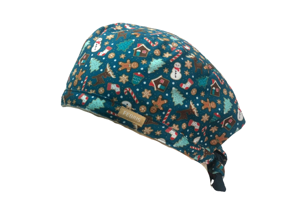 Snowman Spark Scrub Cap
