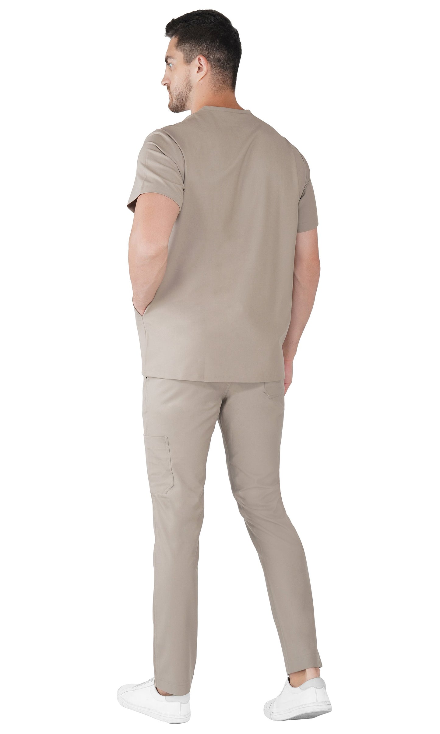 Hafnar Three-Pocket Scrub Top