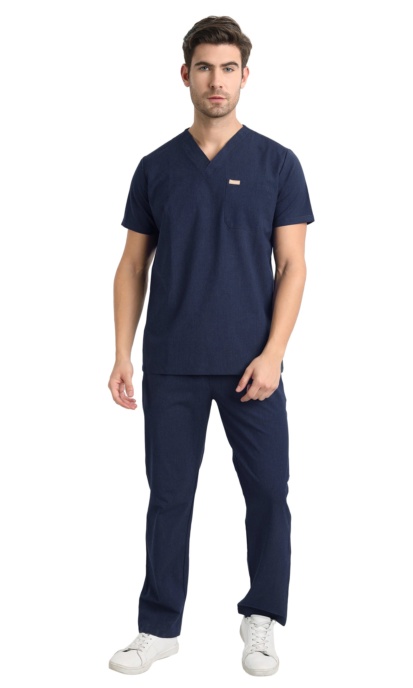 Pitcher One-Pocket Scrub Top