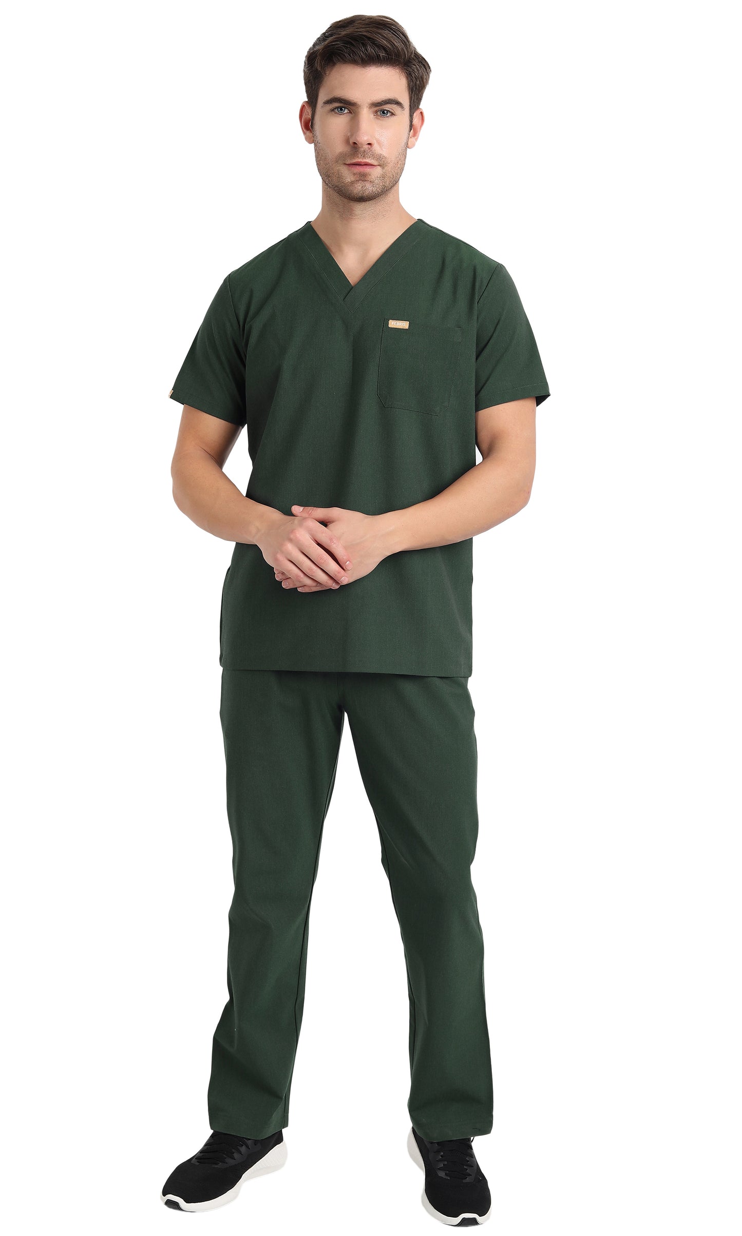 Pitcher One-Pocket Scrub Top