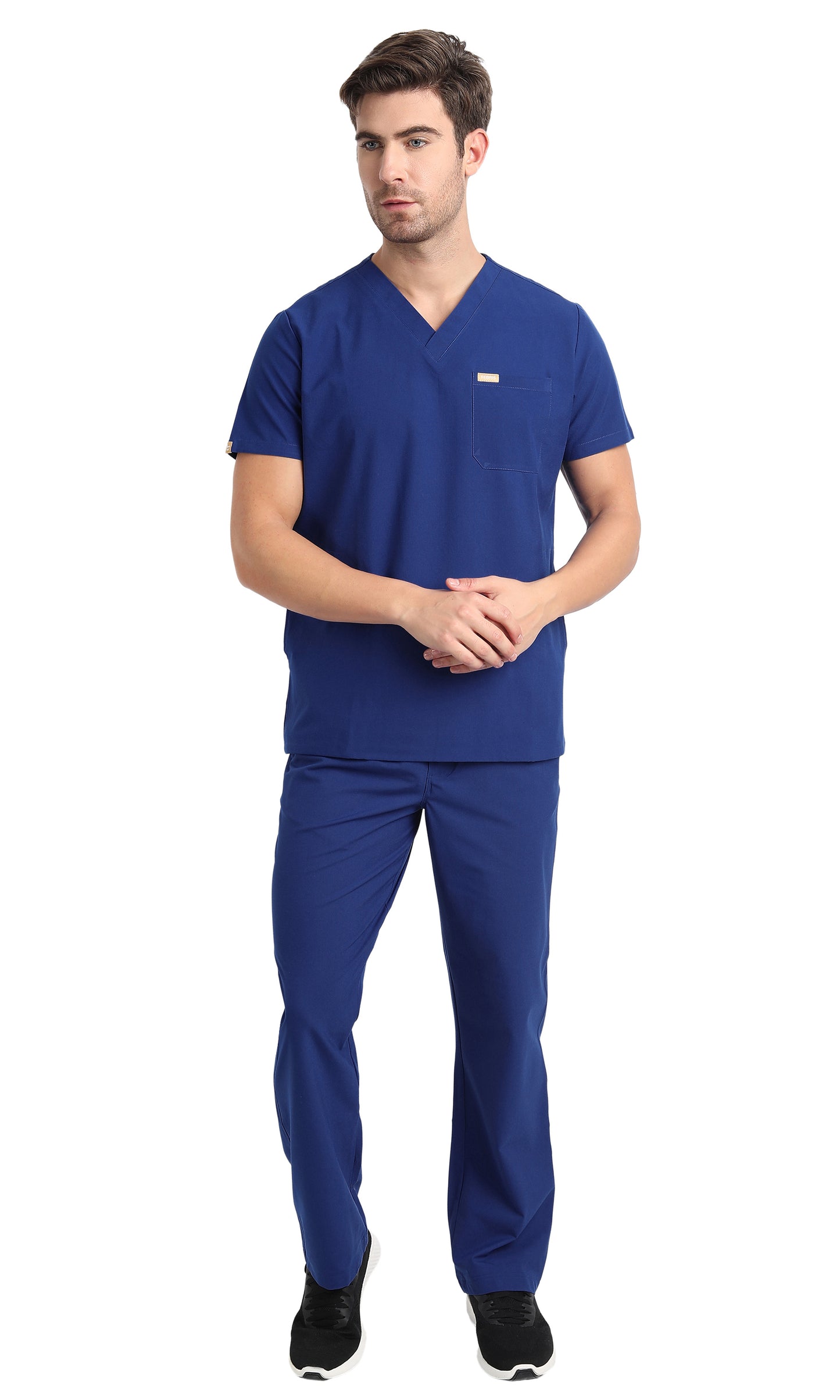 Hafnar Three-Pocket Scrub Top