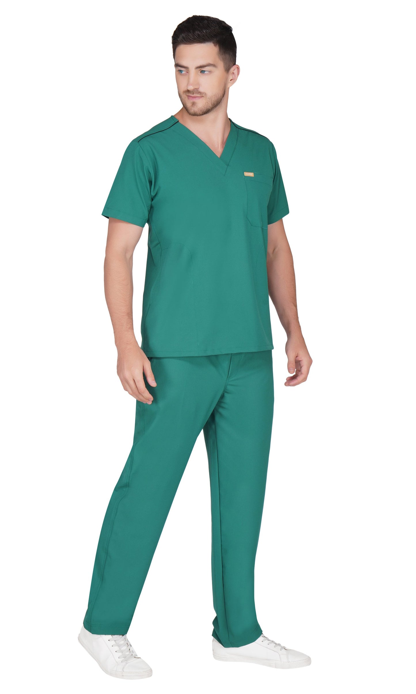 Hafnar Three-Pocket Scrub Top