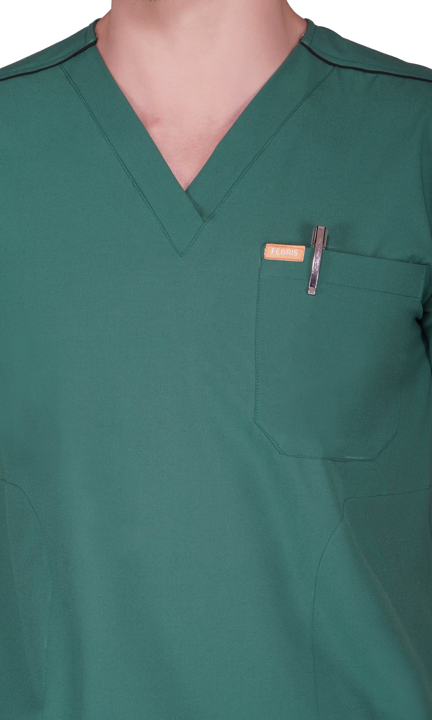 Hafnar Three-Pocket Scrub Top