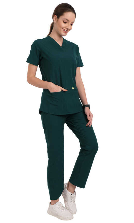 Merimbula Two-Pocket Scrub Top