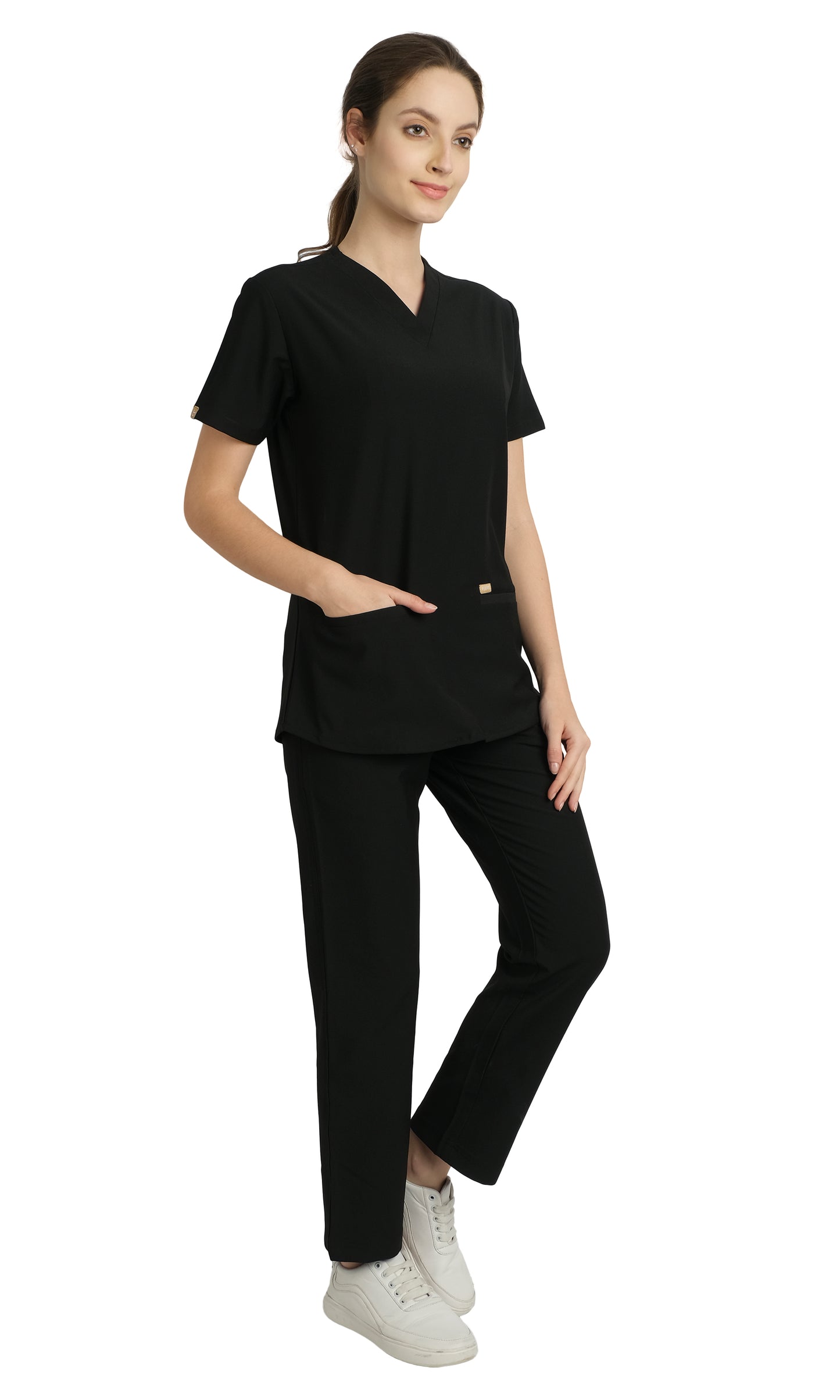 Merimbula Two-Pocket Scrub Top