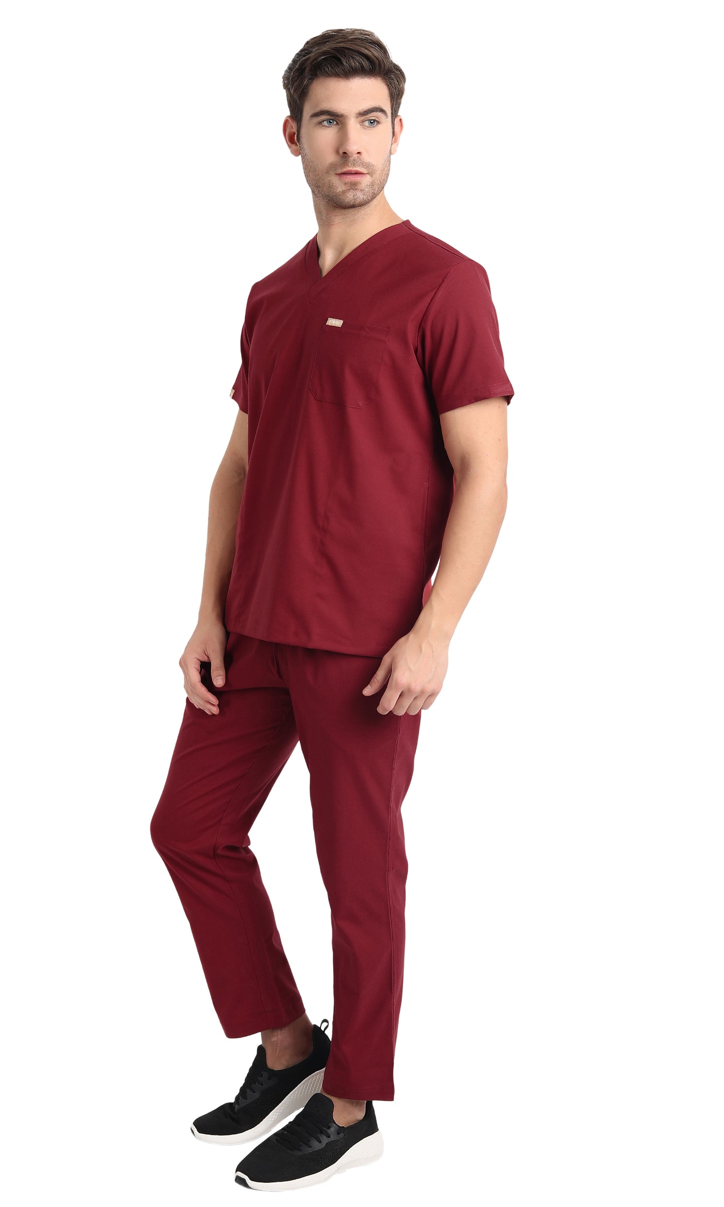 Hafnar Three-Pocket Scrub Top