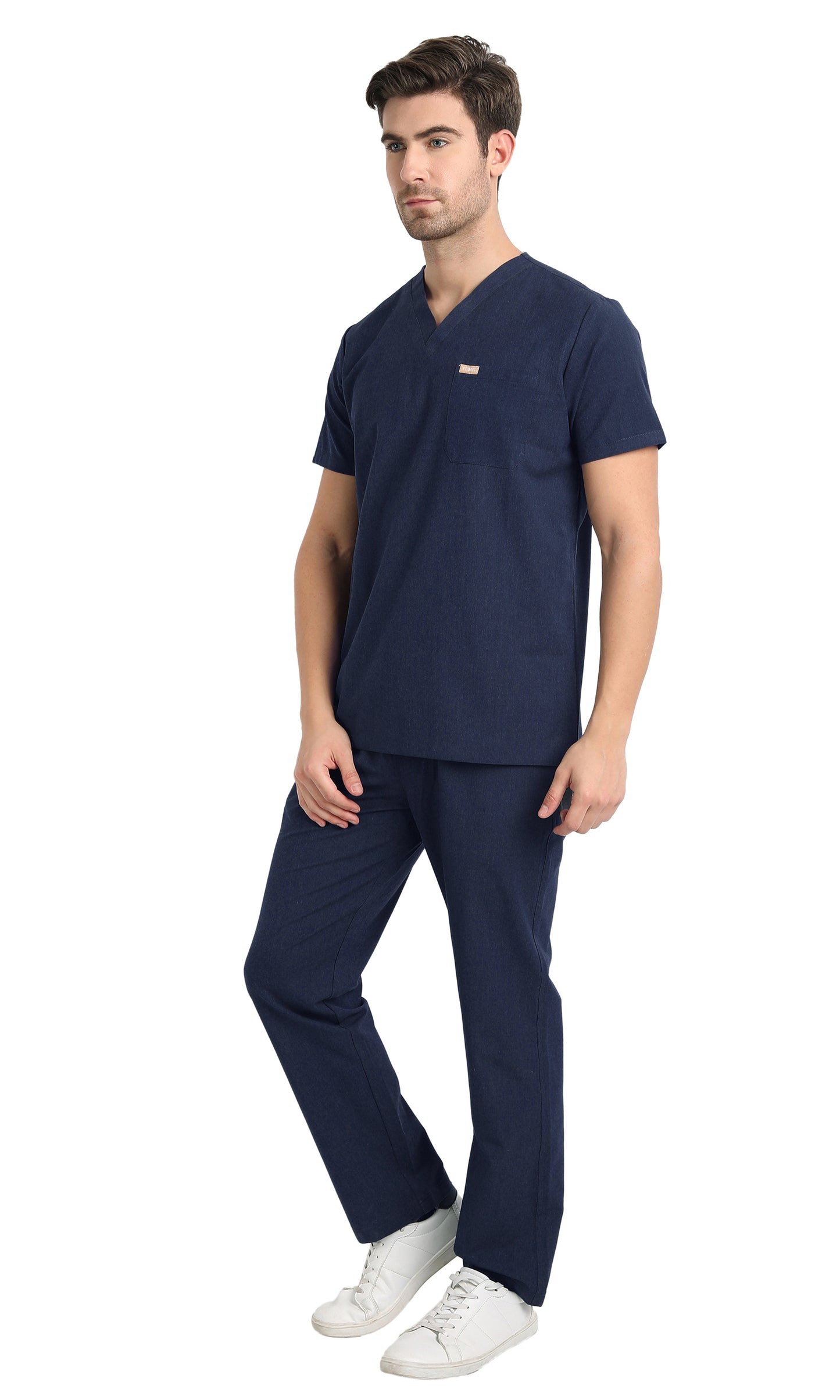 Pitcher One-Pocket Scrub Top