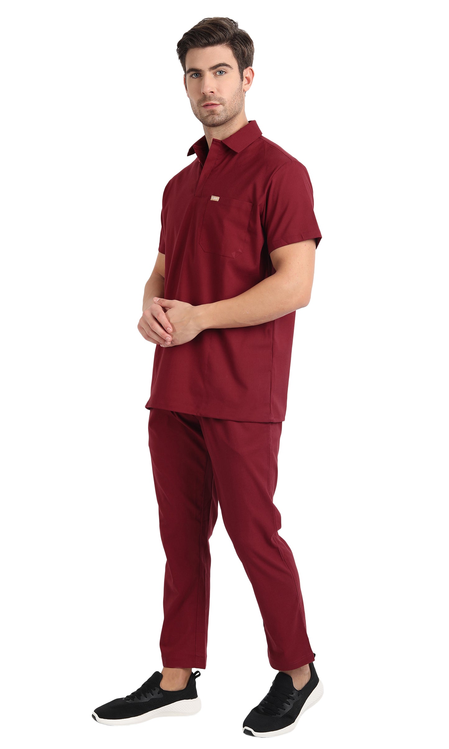 Maza Polo Scrub Top