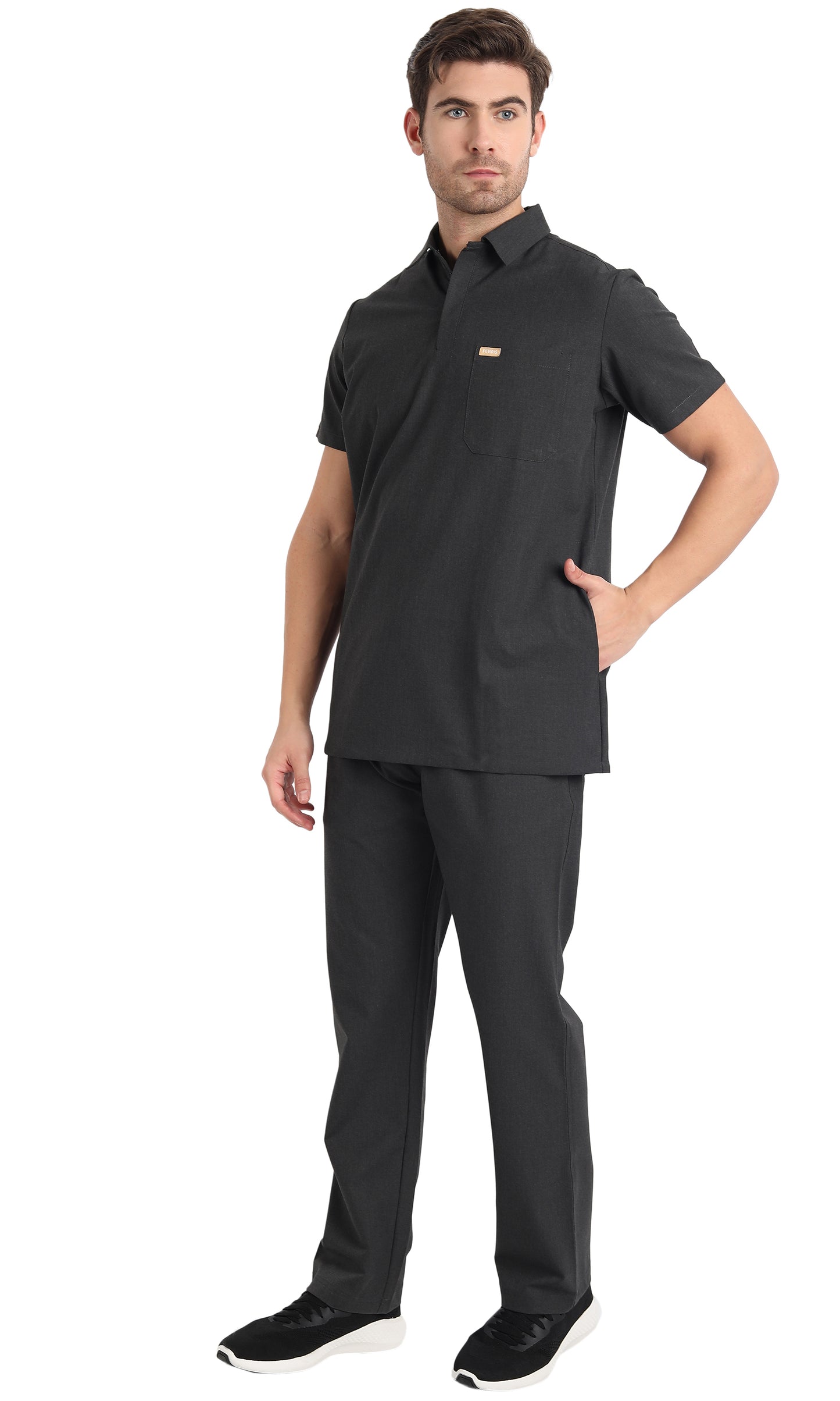 Maza Polo Scrub Top