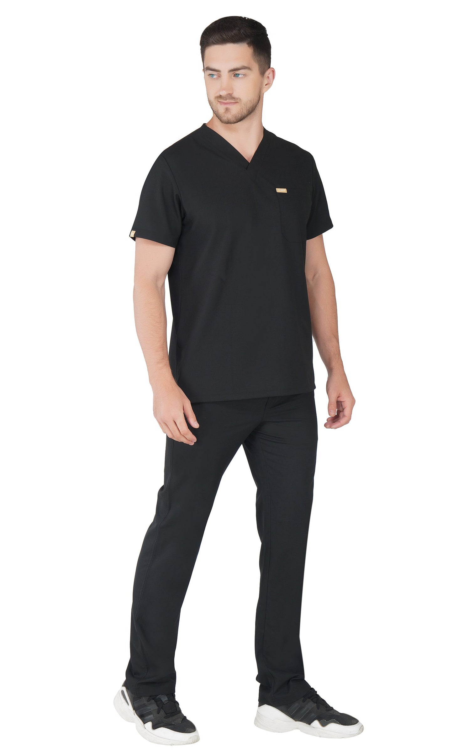 Hafnar Three-Pocket Scrub Top