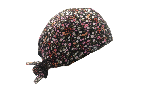 Scrub Cap Floral Pattern