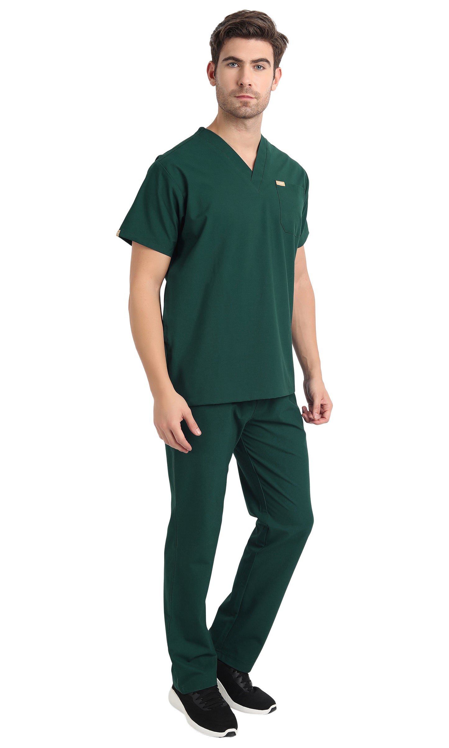 Hafnar Three-Pocket Scrub Top