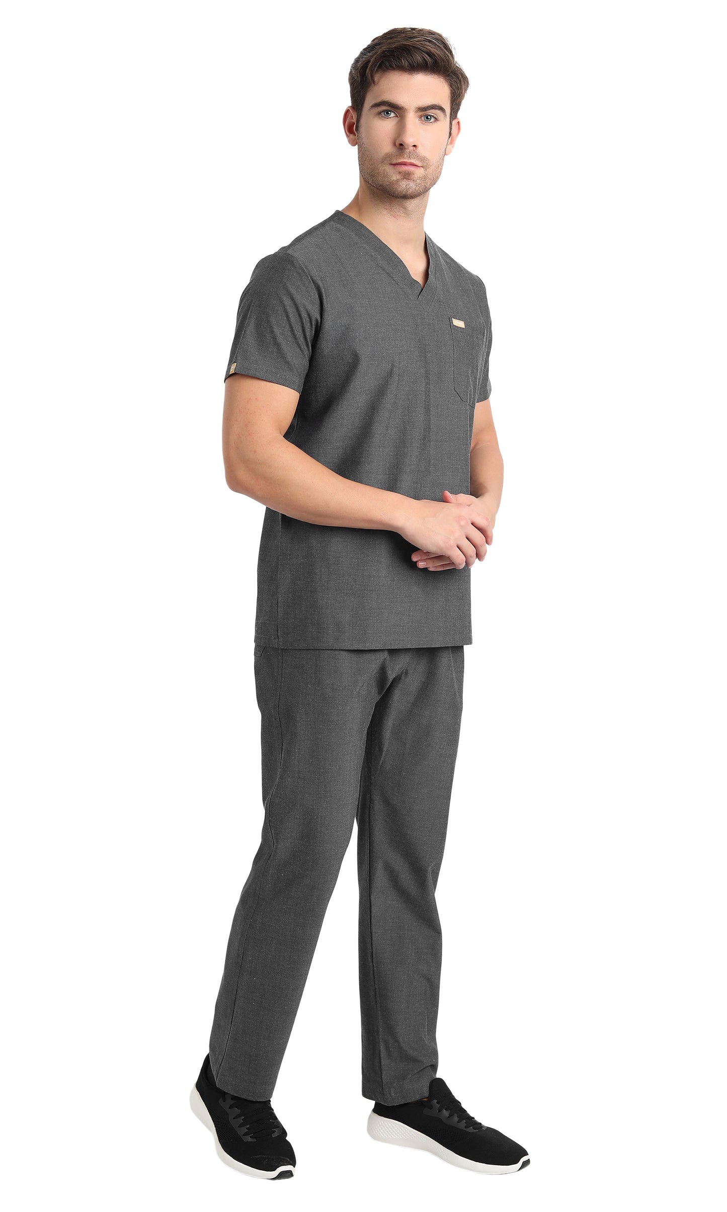 Pitcher One-Pocket Scrub Top