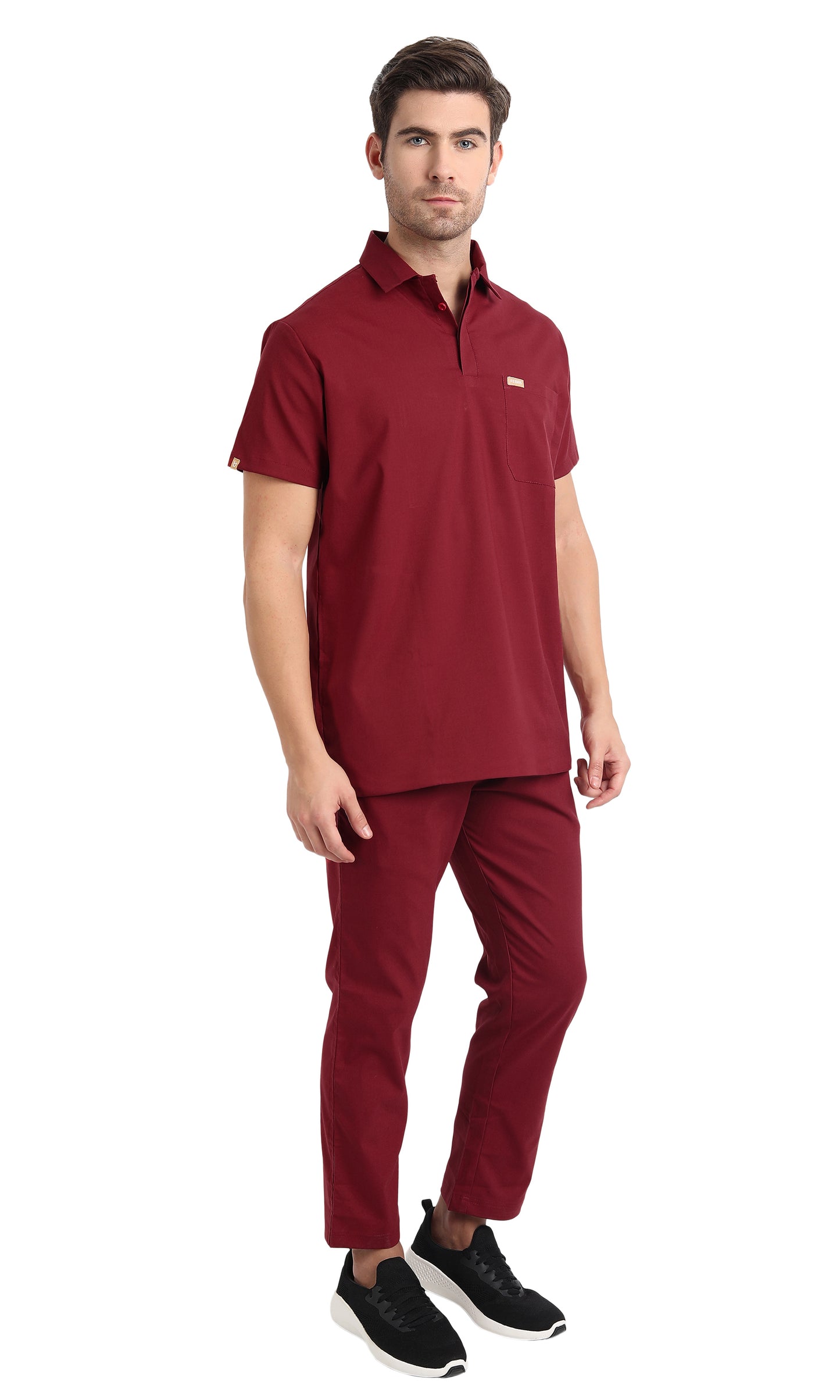 Maza Polo Scrub Top