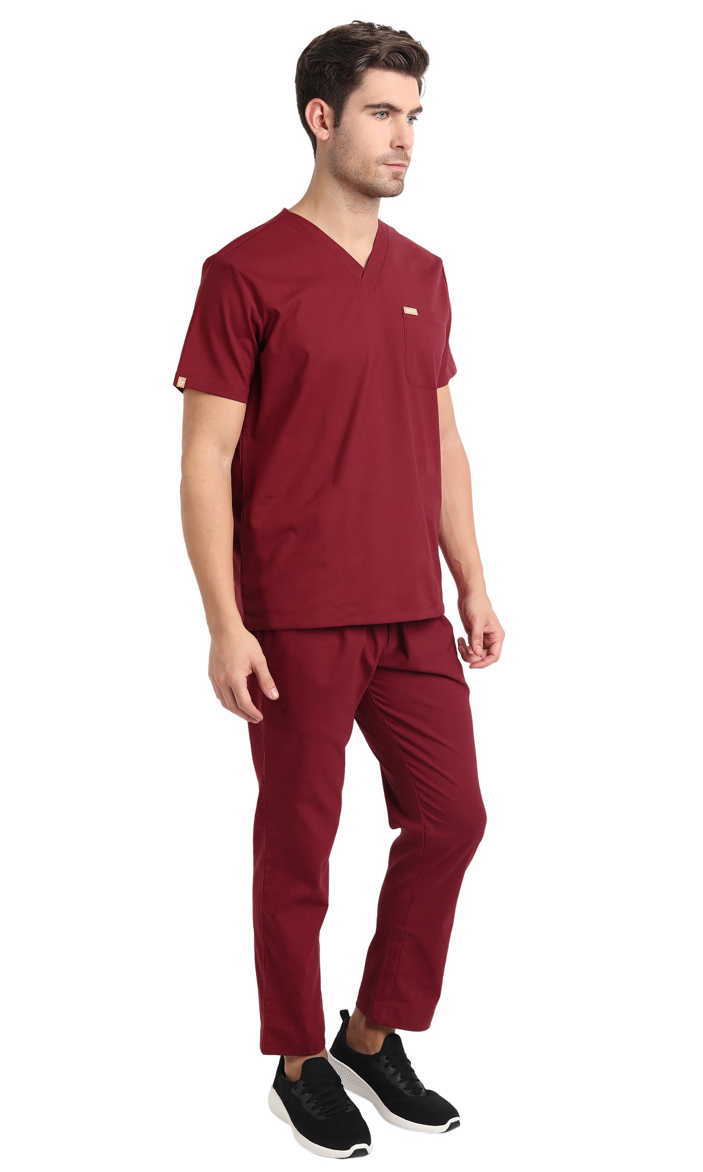 Hafnar Three-Pocket Scrub Top