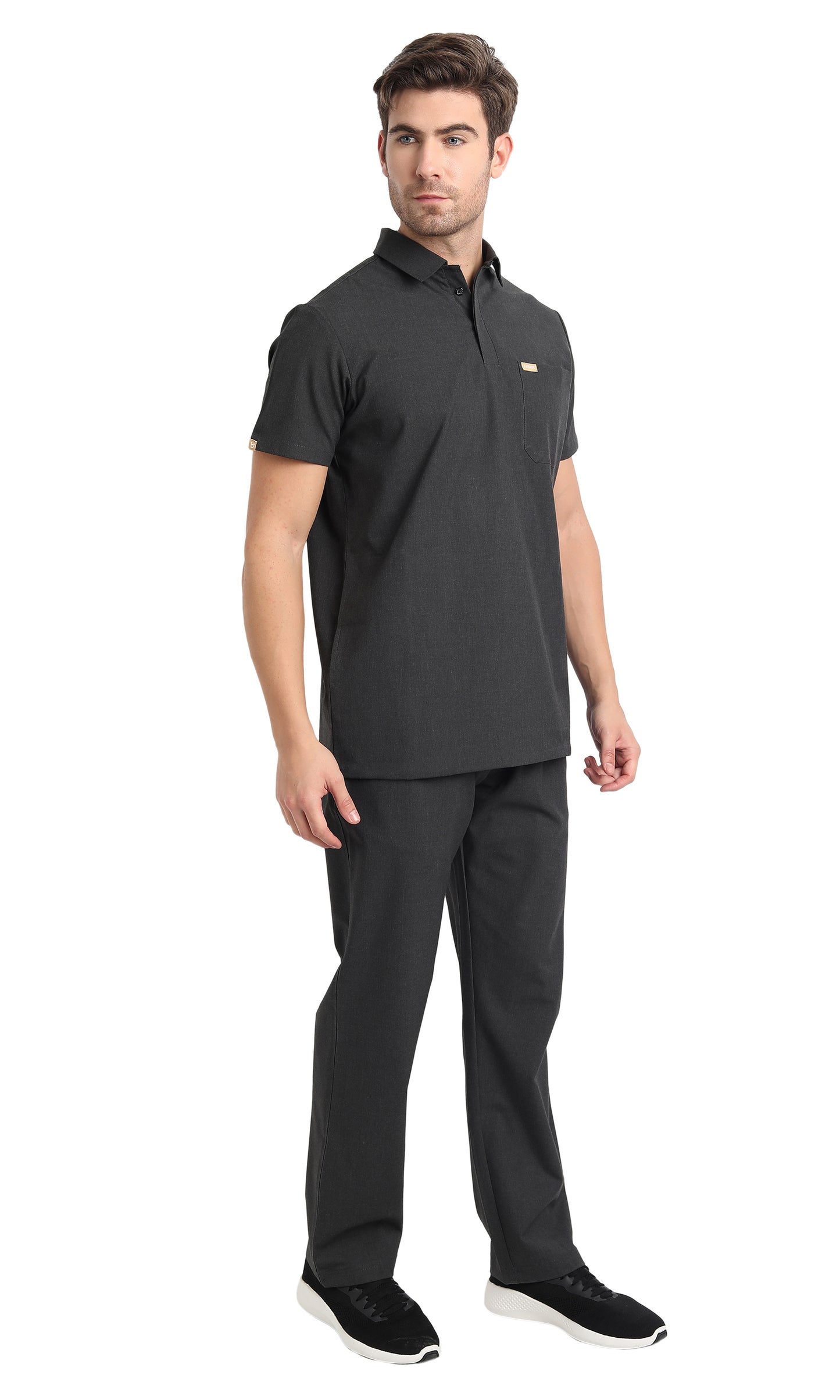 Maza Polo Scrub Top