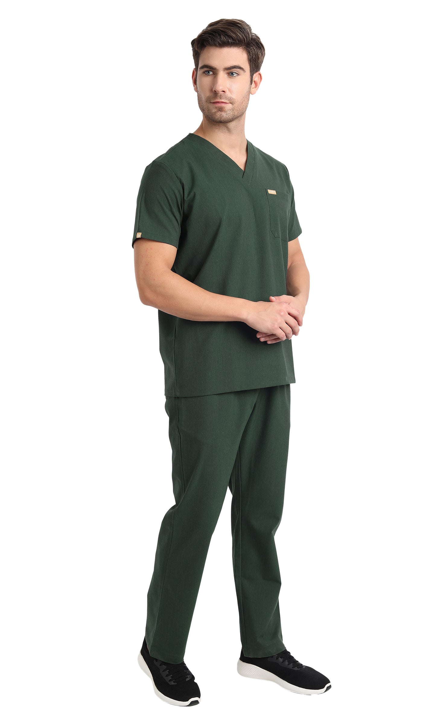 Pitcher One-Pocket Scrub Top