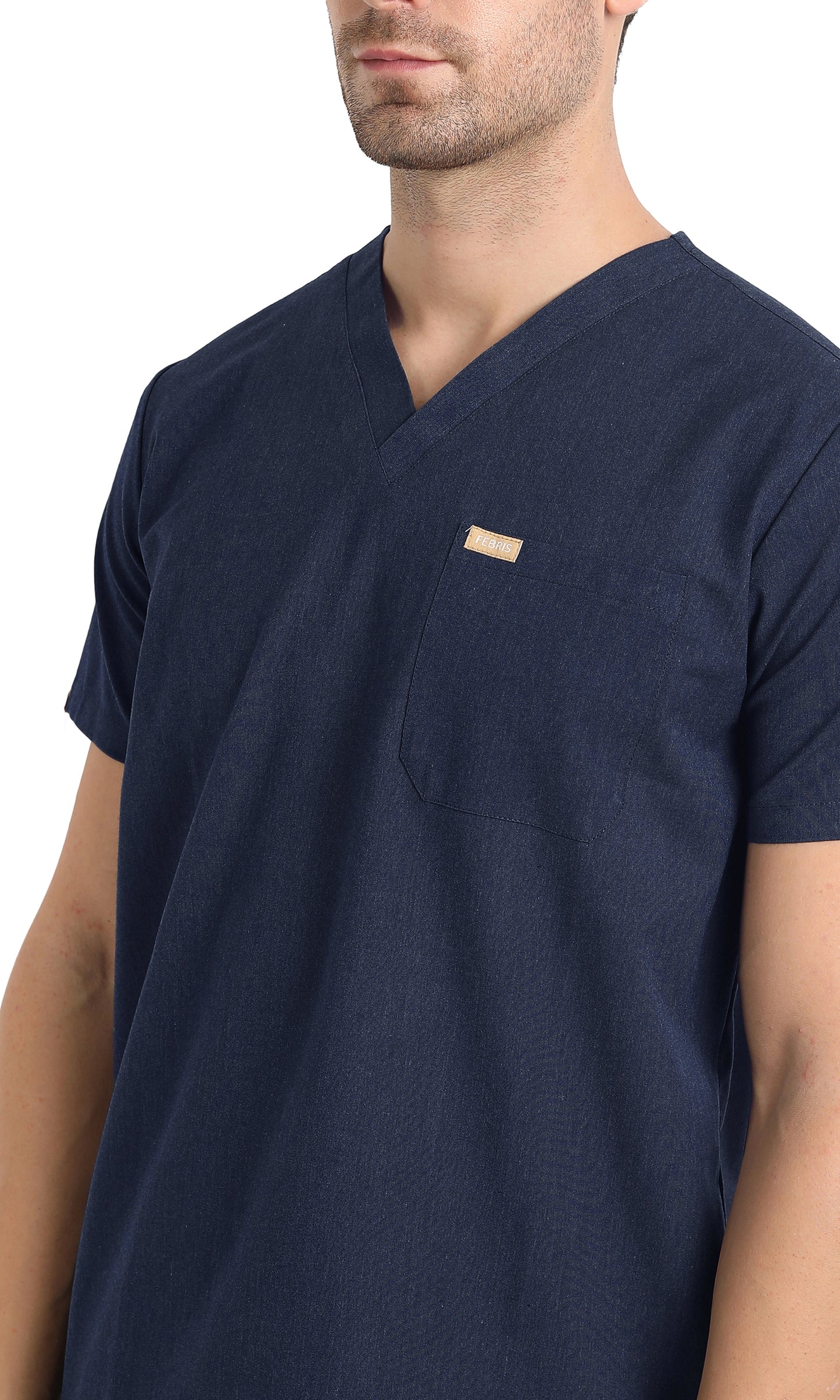 Pitcher One-Pocket Scrub Top