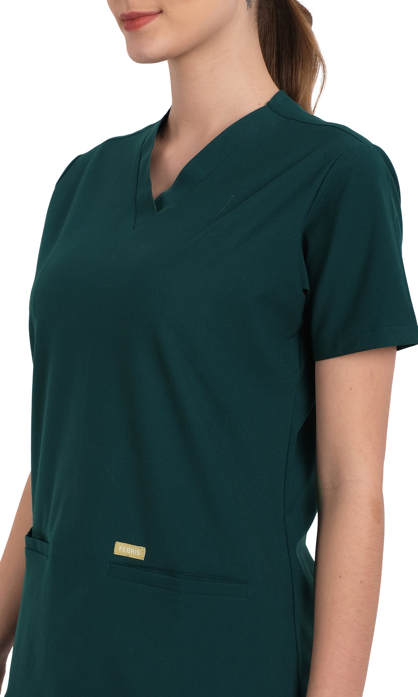 Merimbula Two-Pocket Scrub Top