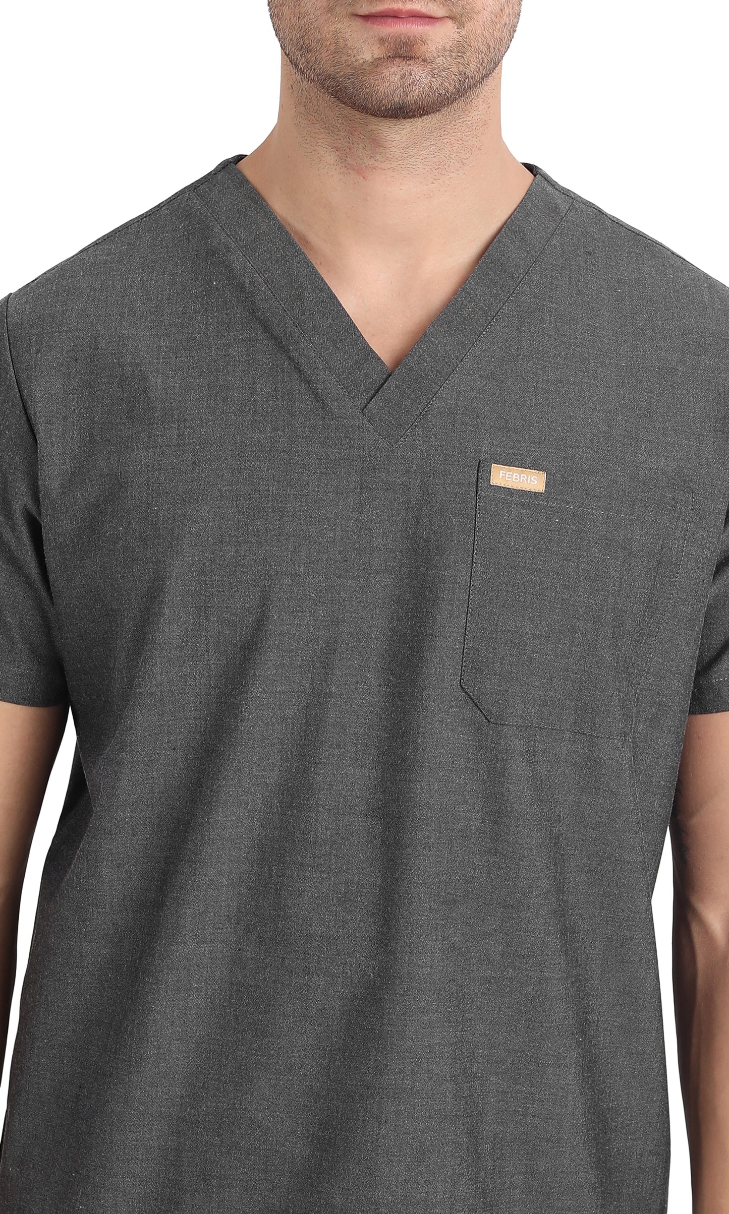 Pitcher One-Pocket Scrub Top