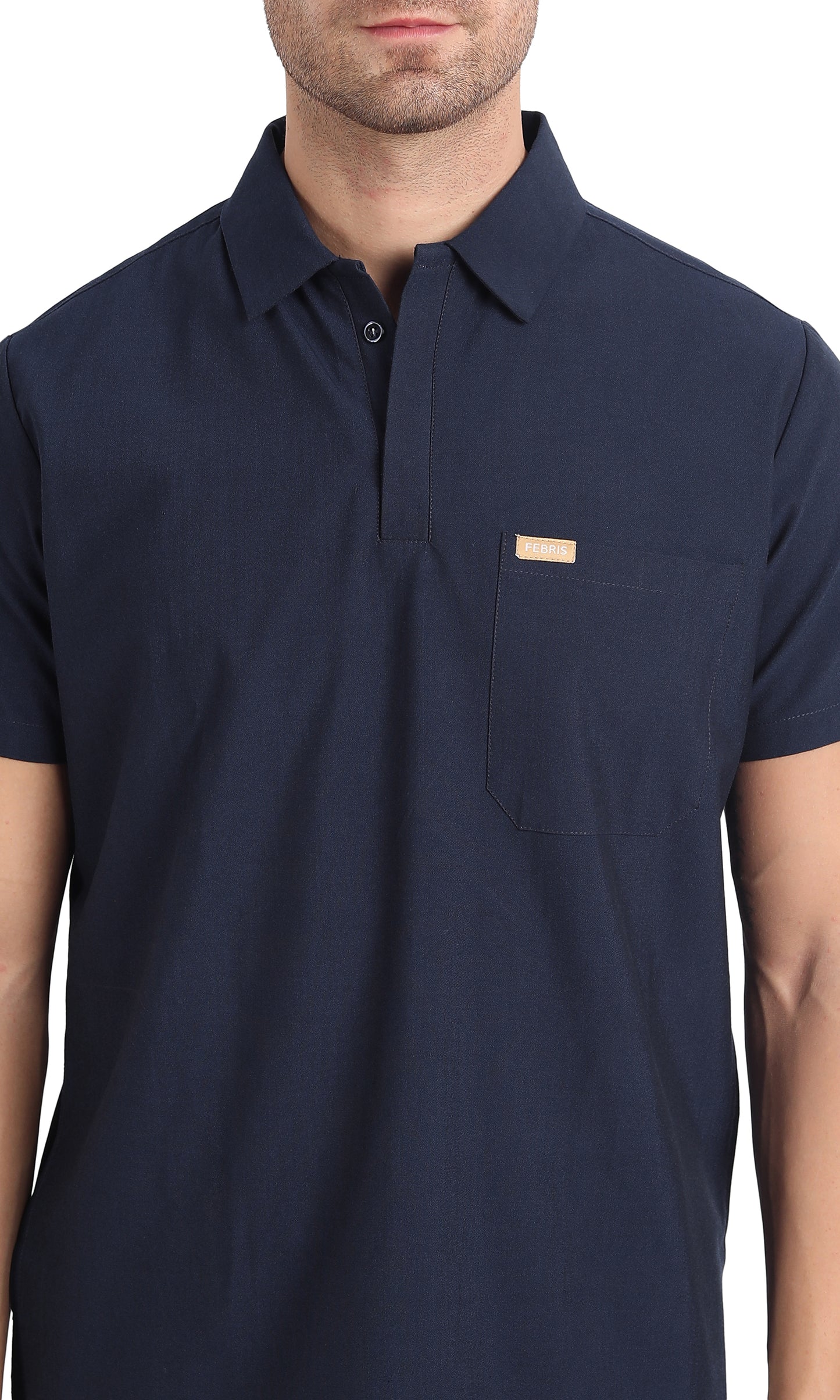 Maza Polo Scrub Top