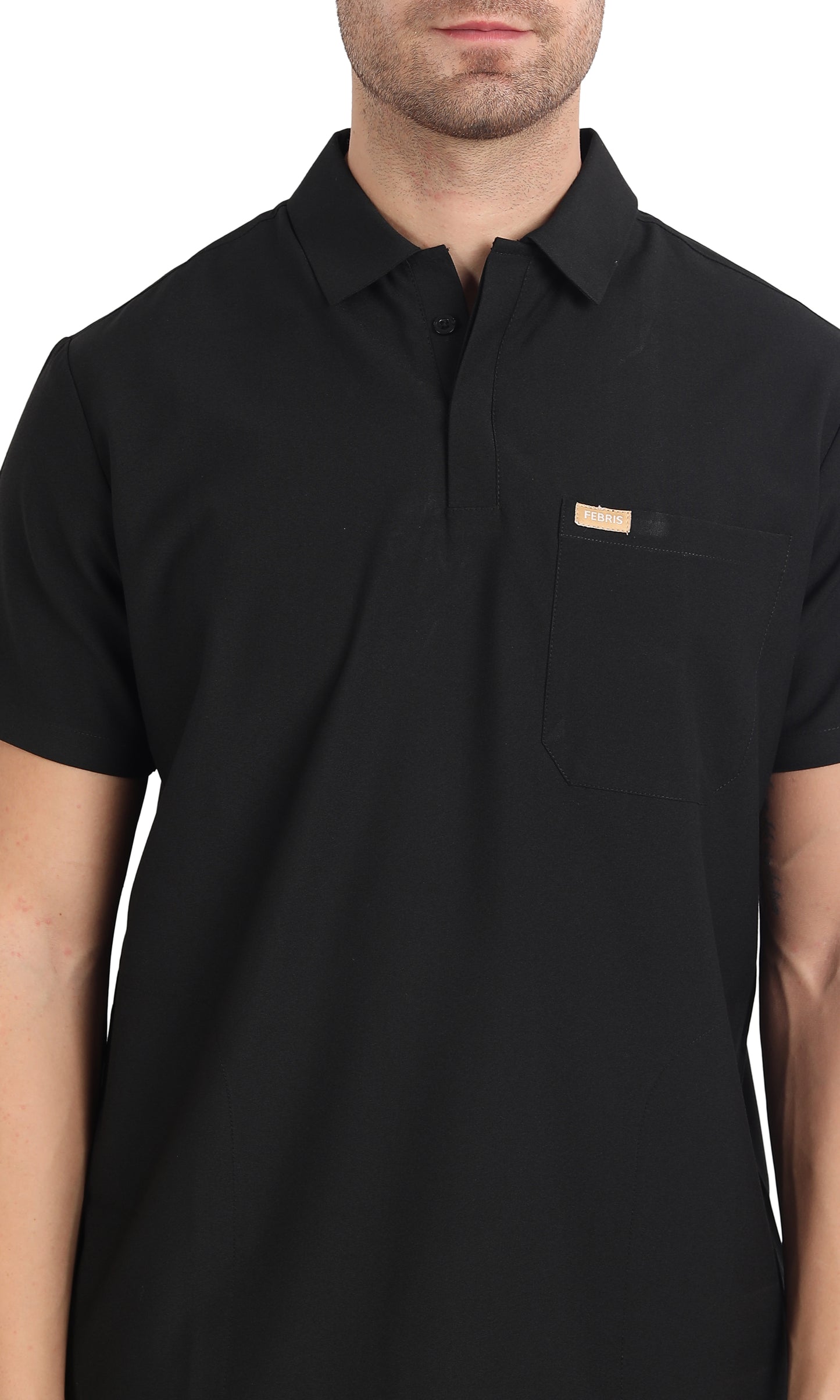 Maza Polo Scrub Top