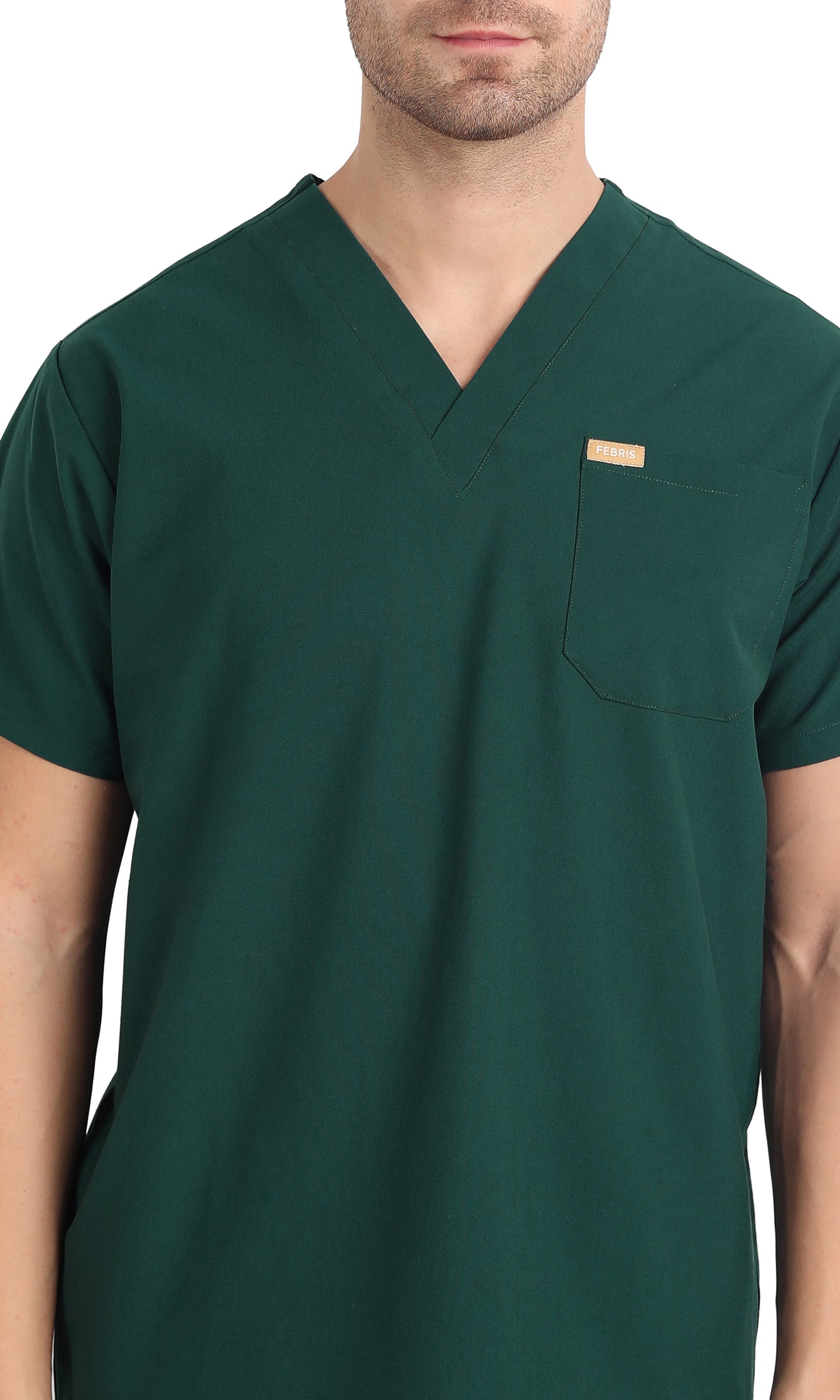 Hafnar Three-Pocket Scrub Top