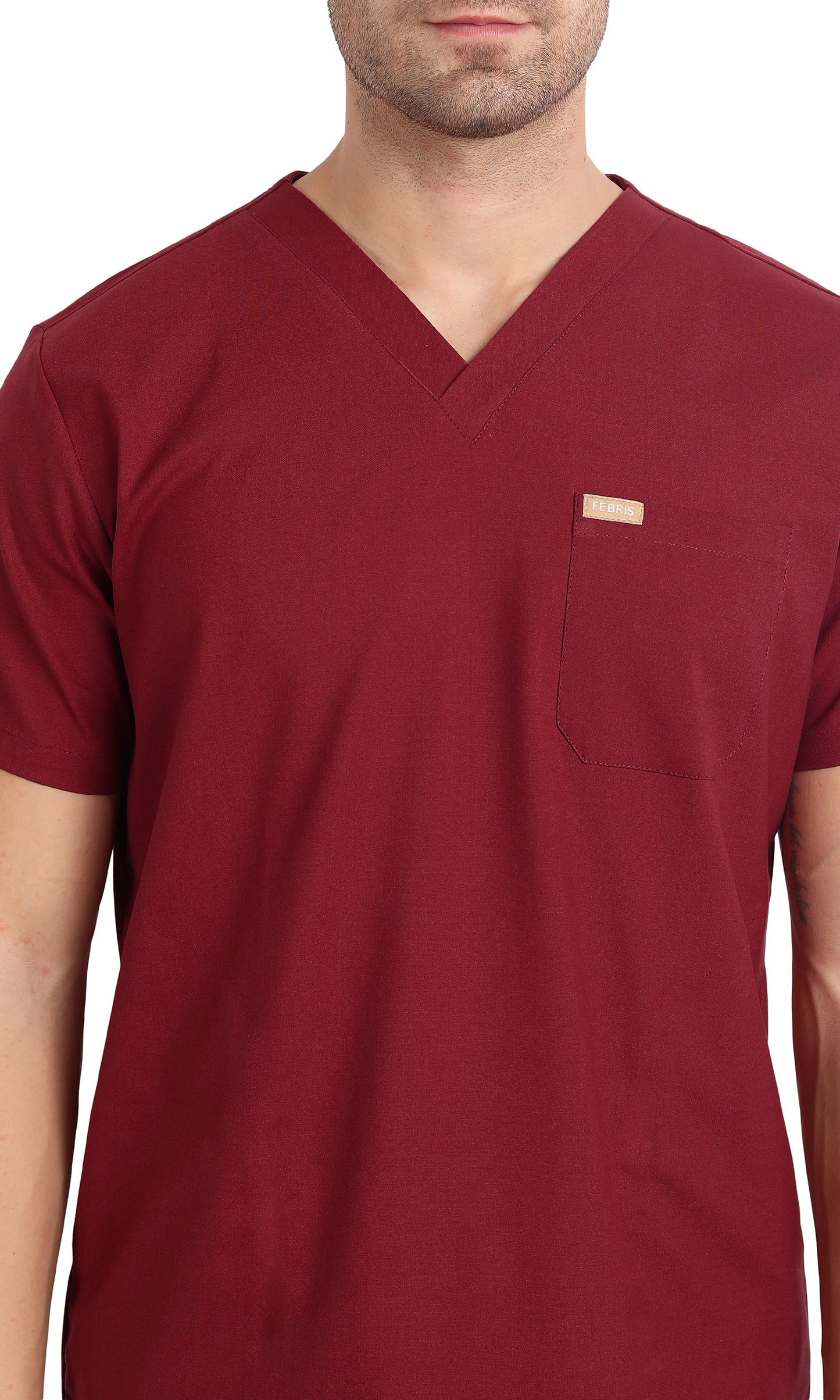 Hafnar Three-Pocket Scrub Top