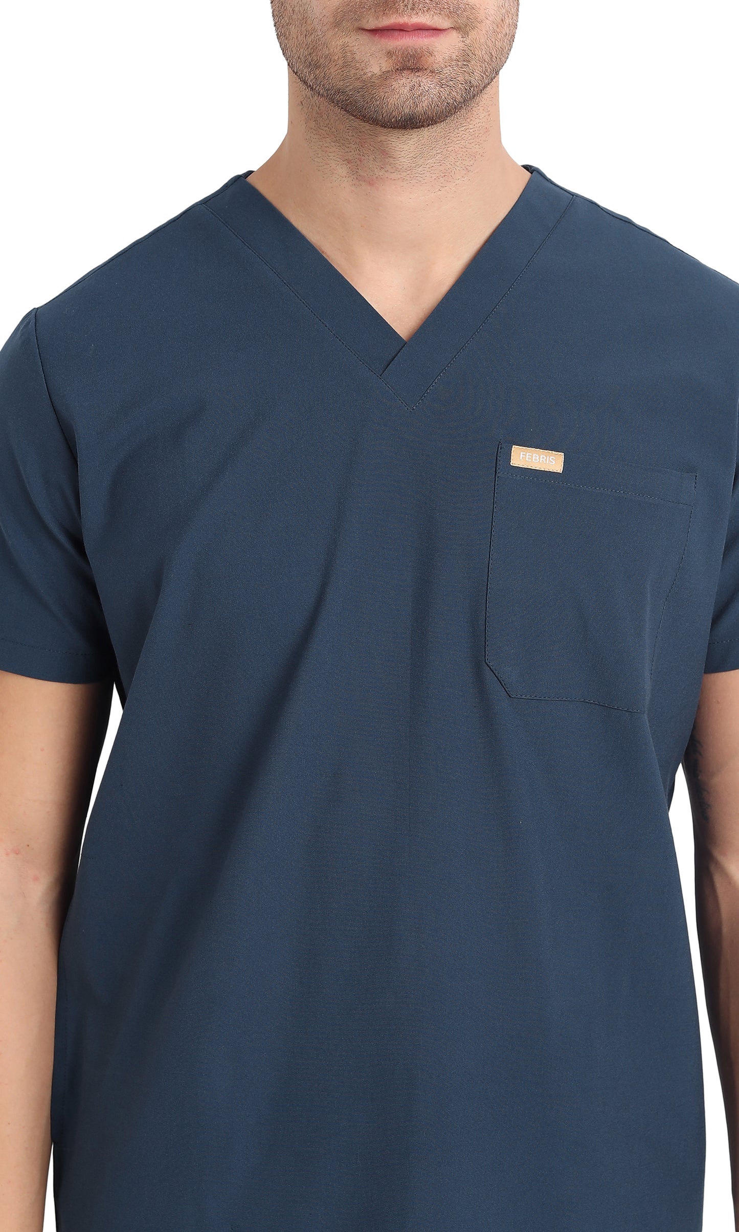 Hafnar Three-Pocket Scrub Top