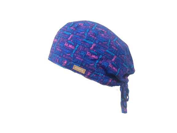 Blue Neuro Spark Scrub Cap