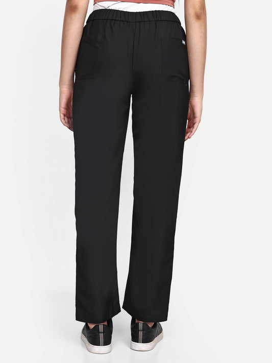 FEBRIS iScrubs Women's 4 - Pocket Scrub Pant (Black)