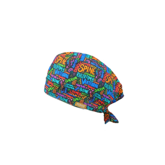 Colourful Spine !!! Spark Scrub Cap