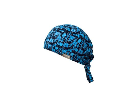 X- Ray Blues Spark Scrub Cap