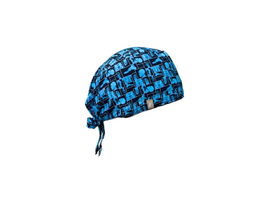 X- Ray Blues Spark Scrub Cap