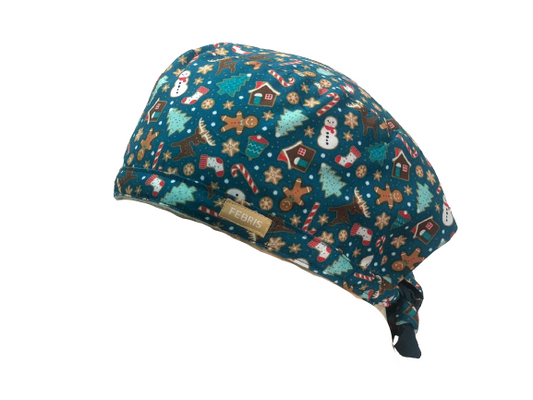 Snowman Spark Scrub Cap