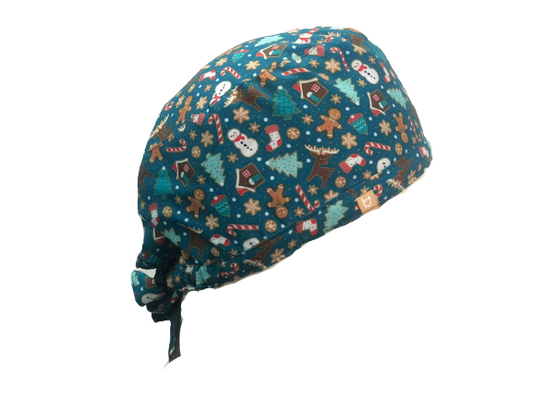 Snowman Spark Scrub Cap