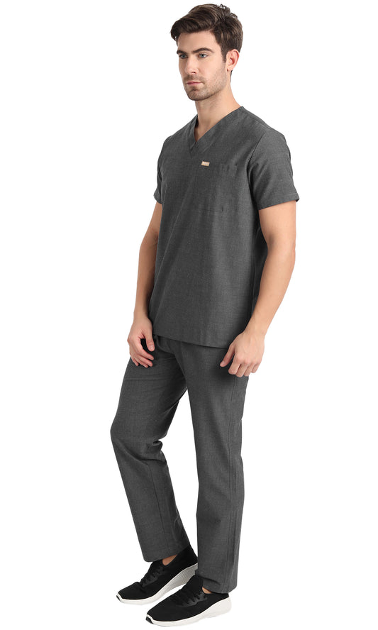 Pitcher One-Pocket Scrub Top