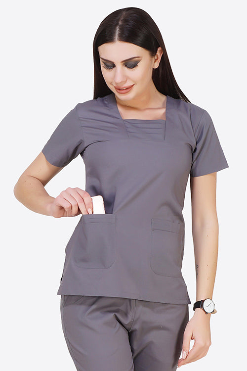 Lucie Scrub Top