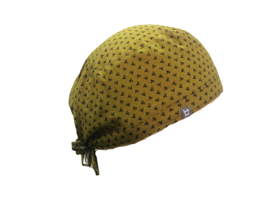 Scrub Cap Dotted Olive