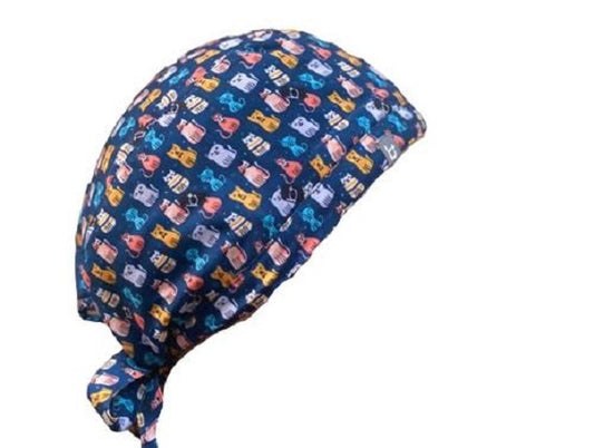 Spark Scrub Cap blue Cats