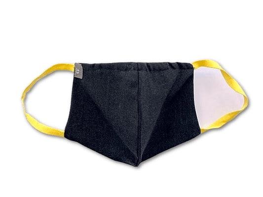 Febris Saker Premium Mask (Grey Yellow)