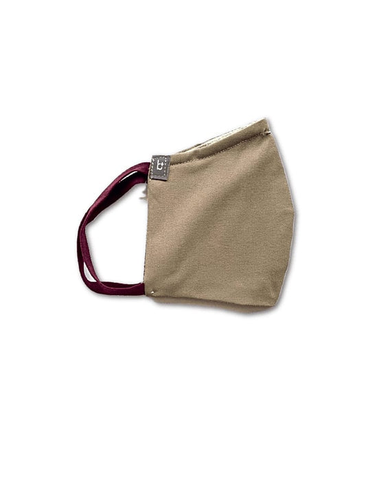 Febris Saker Premium Mask (Beige Maroon)