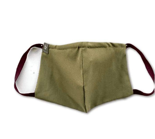 Febris Saker Premium Mask (Beige Maroon)