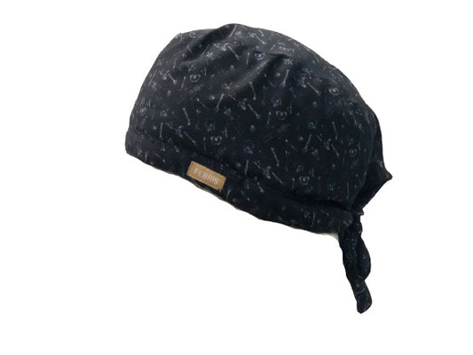 Bony Black Spark Scrub Cap