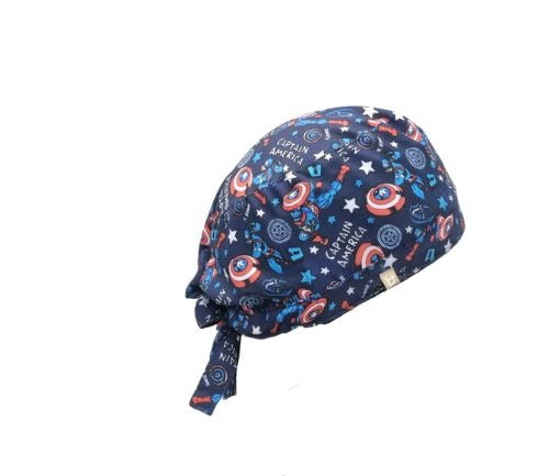 Febris "Captain America" Spark Scrub Cap