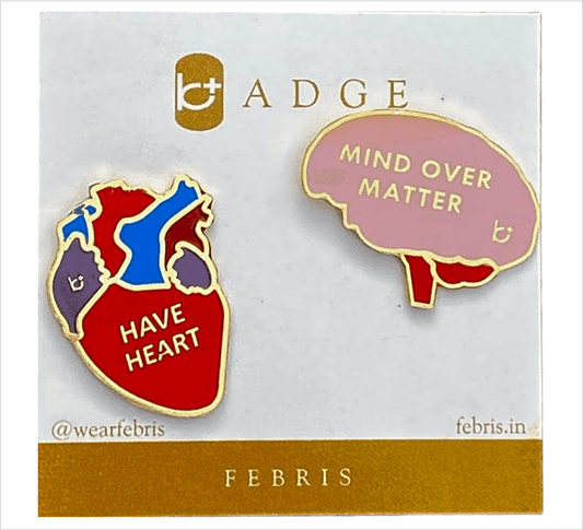 Febris Always on my Mind Forever in my Heart Badge